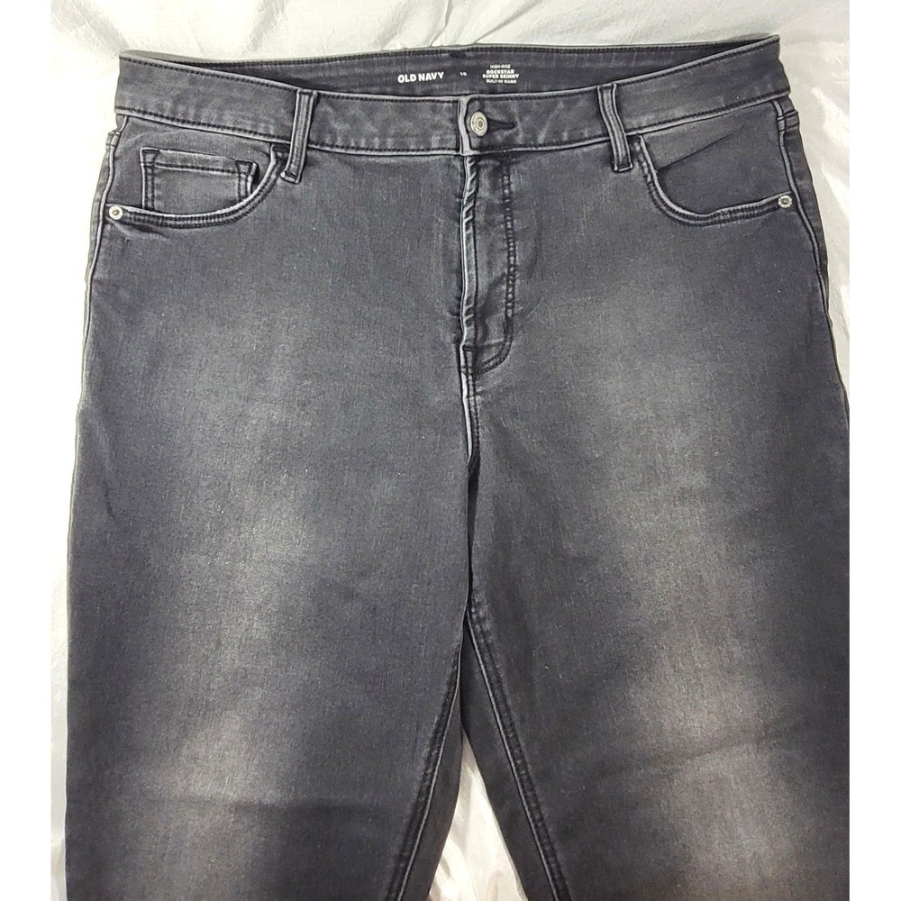 Old Navy Women's High Rise Rockstar Super Skinny Built-in Warm Jeans - Tala - 16